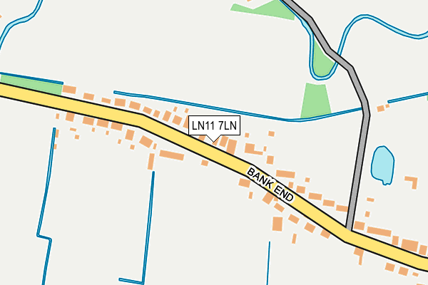 LN11 7LN map - OS OpenMap – Local (Ordnance Survey)