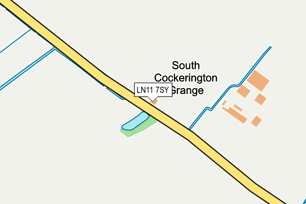 LN11 7SY map - OS OpenMap – Local (Ordnance Survey)