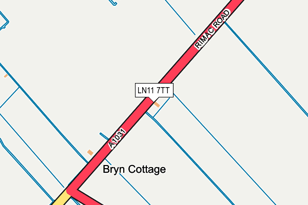 LN11 7TT map - OS OpenMap – Local (Ordnance Survey)