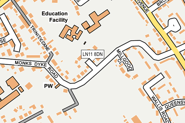 Map of 1 REP MAX LTD at local scale