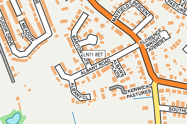 LN11 8ET map - OS OpenMap – Local (Ordnance Survey)