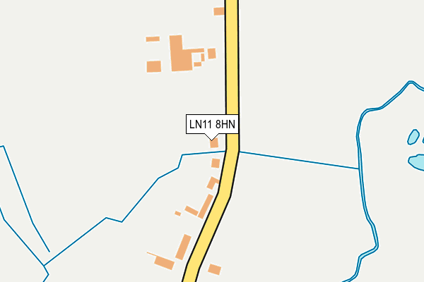LN11 8HN map - OS OpenMap – Local (Ordnance Survey)