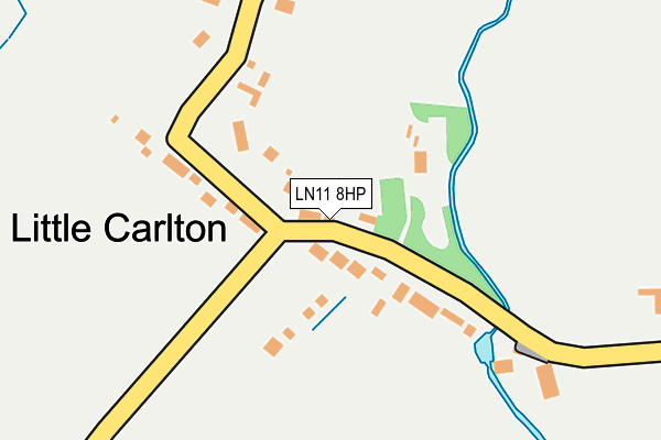 LN11 8HP map - OS OpenMap – Local (Ordnance Survey)