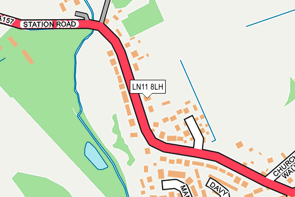 LN11 8LH map - OS OpenMap – Local (Ordnance Survey)