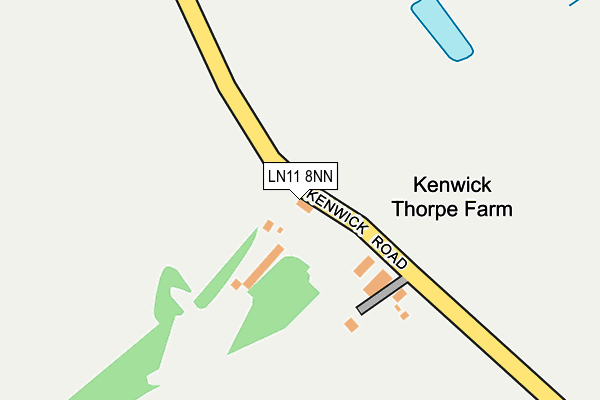 LN11 8NN map - OS OpenMap – Local (Ordnance Survey)