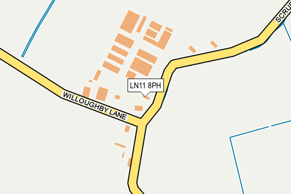 LN11 8PH map - OS OpenMap – Local (Ordnance Survey)