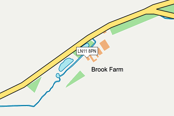 LN11 8PN map - OS OpenMap – Local (Ordnance Survey)