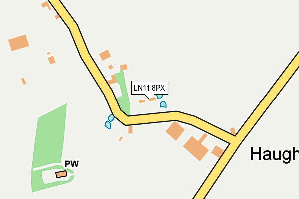 LN11 8PX map - OS OpenMap – Local (Ordnance Survey)