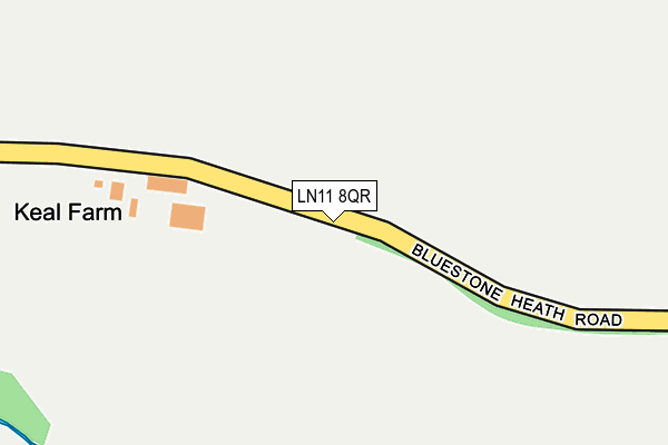 LN11 8QR map - OS OpenMap – Local (Ordnance Survey)