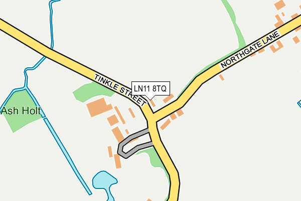 LN11 8TQ map - OS OpenMap – Local (Ordnance Survey)