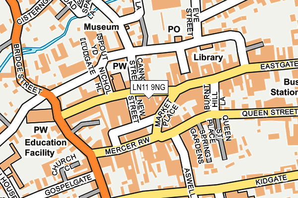 Map of RICHARD JONES ASSOCIATES LIMITED at local scale