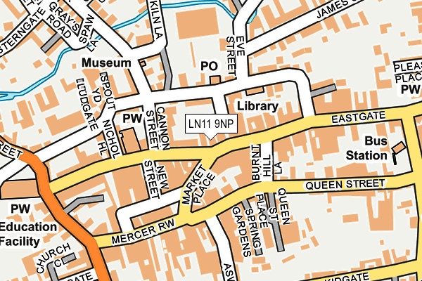LN11 9NP map - OS OpenMap – Local (Ordnance Survey)