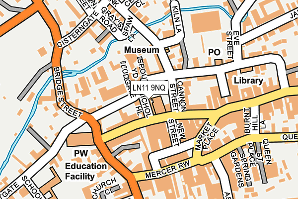 LN11 9NQ map - OS OpenMap – Local (Ordnance Survey)