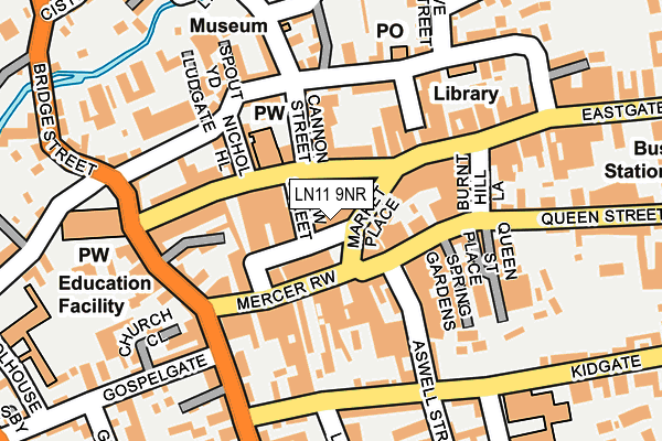 LN11 9NR map - OS OpenMap – Local (Ordnance Survey)