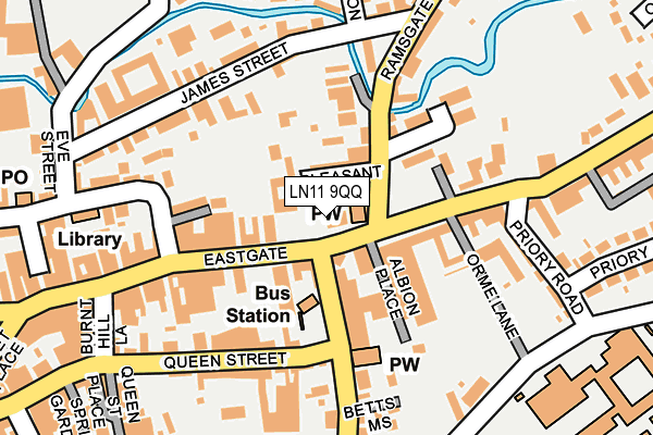 LN11 9QQ map - OS OpenMap – Local (Ordnance Survey)