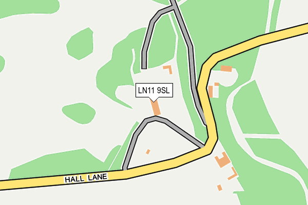 LN11 9SL map - OS OpenMap – Local (Ordnance Survey)