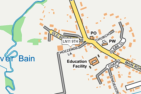 LN11 9TH map - OS OpenMap – Local (Ordnance Survey)