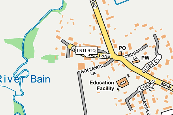 LN11 9TQ map - OS OpenMap – Local (Ordnance Survey)