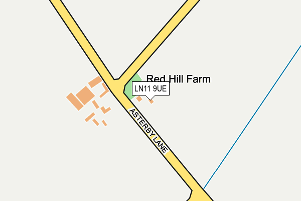 LN11 9UE map - OS OpenMap – Local (Ordnance Survey)