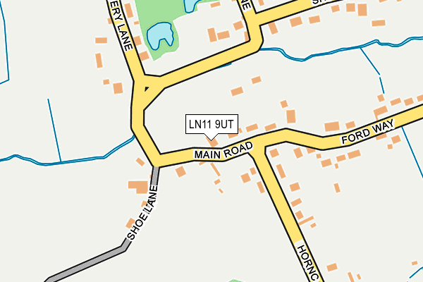 LN11 9UT map - OS OpenMap – Local (Ordnance Survey)