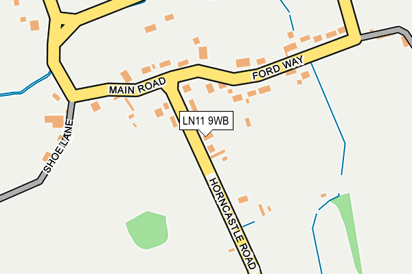 LN11 9WB map - OS OpenMap – Local (Ordnance Survey)