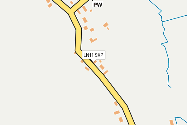 LN11 9XP map - OS OpenMap – Local (Ordnance Survey)