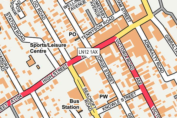 Map of PRESTO  TAKEAWAY LIMITED at local scale