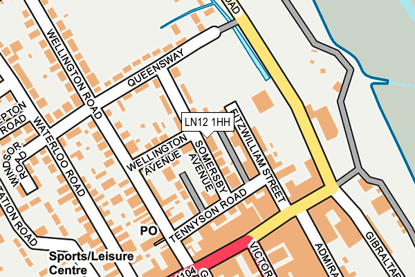 LN12 1HH map - OS OpenMap – Local (Ordnance Survey)
