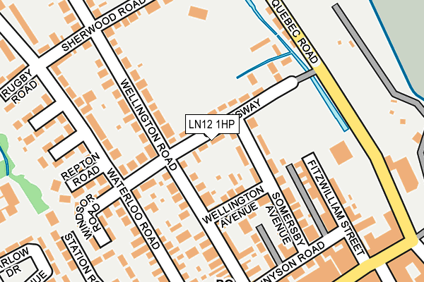 LN12 1HP map - OS OpenMap – Local (Ordnance Survey)