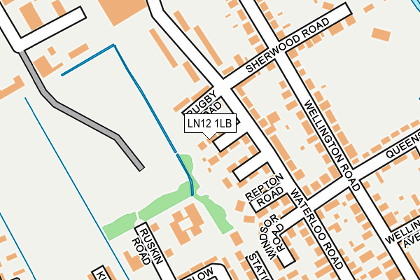 LN12 1LB map - OS OpenMap – Local (Ordnance Survey)