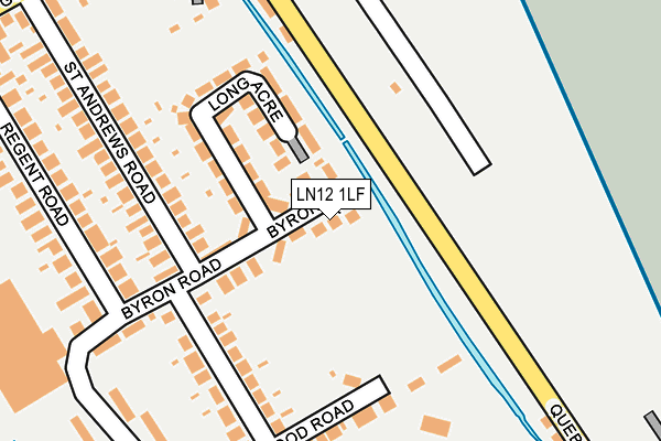 LN12 1LF map - OS OpenMap – Local (Ordnance Survey)