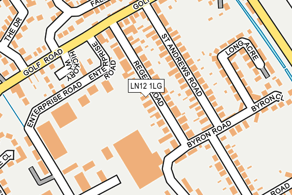 LN12 1LG map - OS OpenMap – Local (Ordnance Survey)