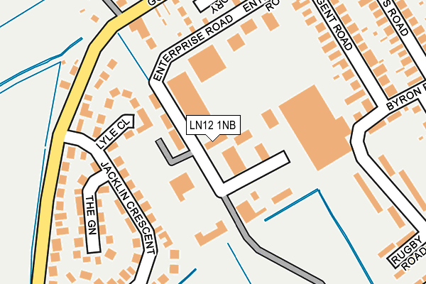 Map of FOXE GRAPHICS LIMITED at local scale