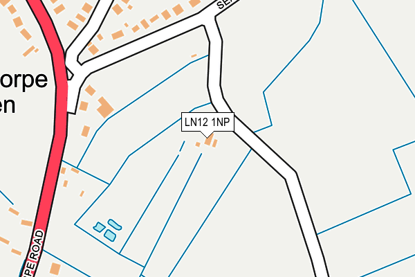 LN12 1NP map - OS OpenMap – Local (Ordnance Survey)