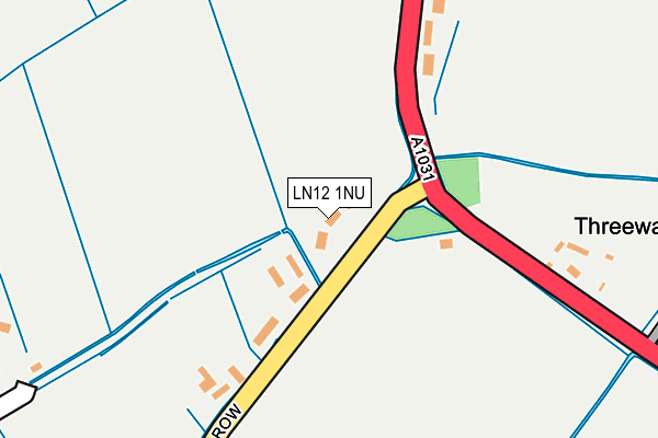 LN12 1NU map - OS OpenMap – Local (Ordnance Survey)