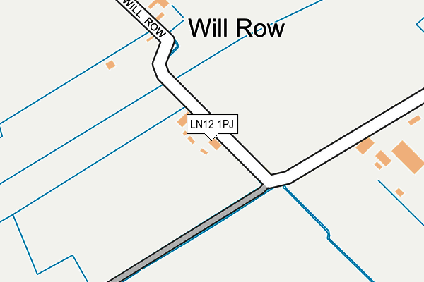 LN12 1PJ map - OS OpenMap – Local (Ordnance Survey)