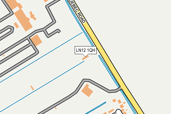 LN12 1QH map - OS OpenMap – Local (Ordnance Survey)