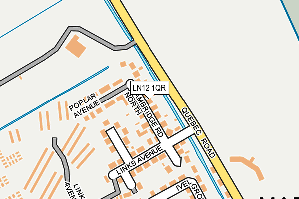 LN12 1QR map - OS OpenMap – Local (Ordnance Survey)