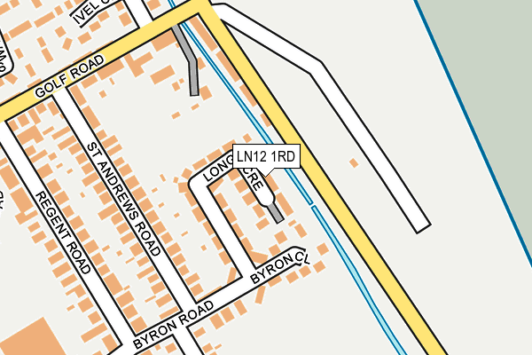 LN12 1RD map - OS OpenMap – Local (Ordnance Survey)