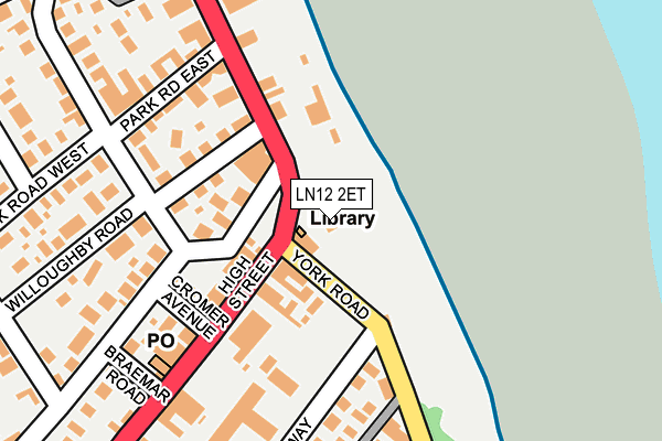 LN12 2ET map - OS OpenMap – Local (Ordnance Survey)
