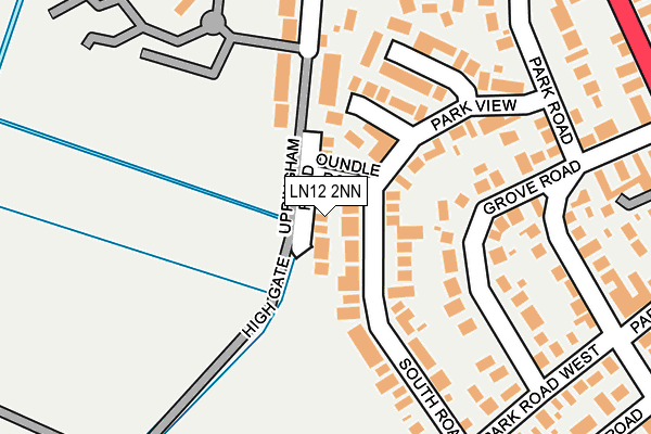 LN12 2NN map - OS OpenMap – Local (Ordnance Survey)