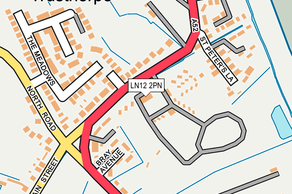 LN12 2PN map - OS OpenMap – Local (Ordnance Survey)