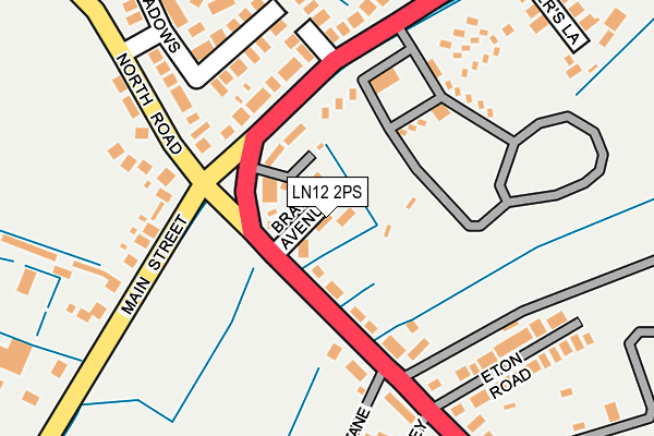 LN12 2PS map - OS OpenMap – Local (Ordnance Survey)