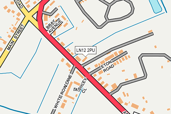 LN12 2PU map - OS OpenMap – Local (Ordnance Survey)