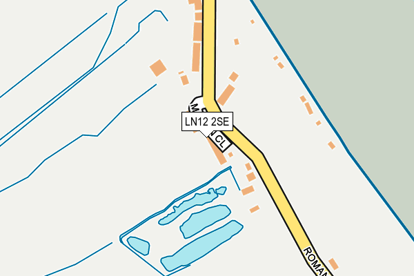 LN12 2SE map - OS OpenMap – Local (Ordnance Survey)