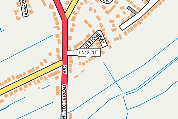 LN12 2UT map - OS OpenMap – Local (Ordnance Survey)