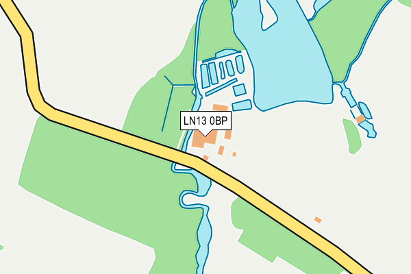 LN13 0BP map - OS OpenMap – Local (Ordnance Survey)