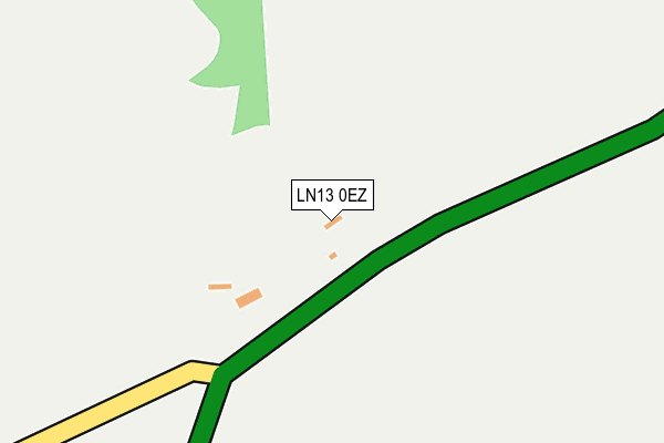 LN13 0EZ map - OS OpenMap – Local (Ordnance Survey)