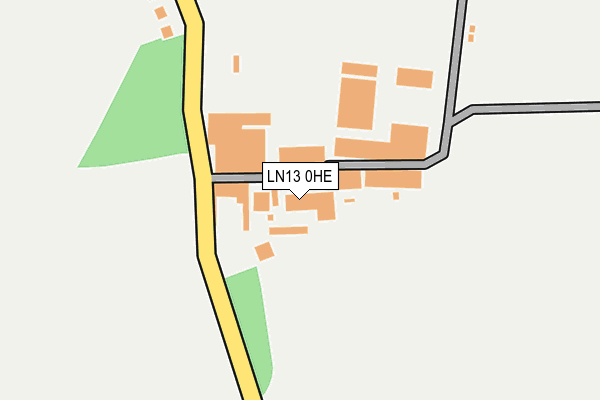LN13 0HE map - OS OpenMap – Local (Ordnance Survey)