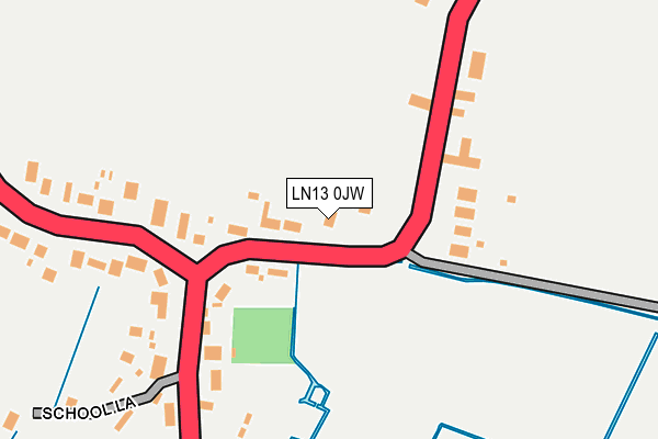 LN13 0JW map - OS OpenMap – Local (Ordnance Survey)